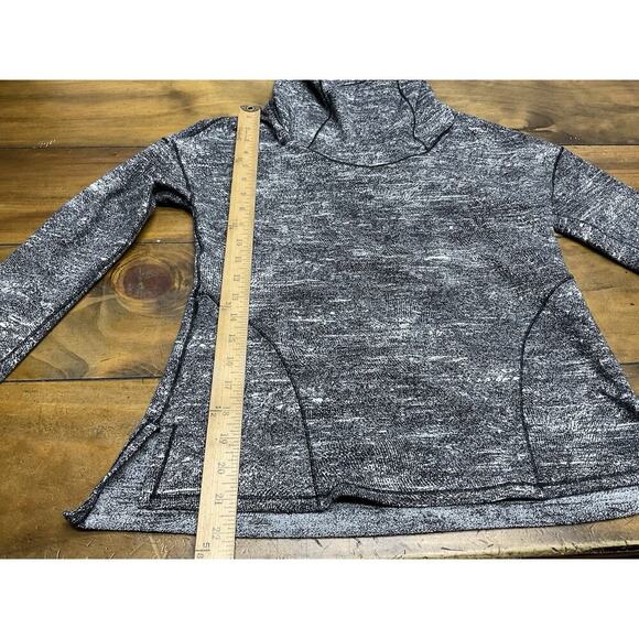 Lululemon Forever Endeavour Long Sleeve Rush Jacquard Black White Size 4 - Picture 7 of 12
